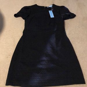 NWT Draper James Black Diamond Knit Sheath Dress